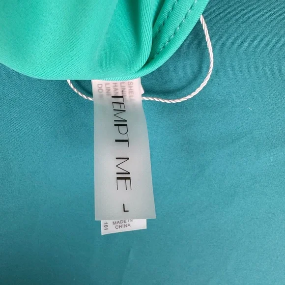 Tempt Me Women’s Tankini Swimsuit Set with Shorts Adjustable Straps NWT Size L - Picture 4 of 10